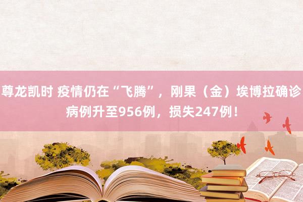 尊龙凯时 疫情仍在“飞腾”，刚果（金）埃博拉确诊病例升至956例，损失247例！